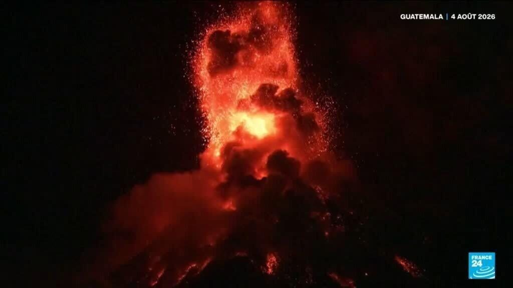 Au Guatemala, l'éruption du volcan de Fuego déclenche l'alerte rouge et des évacuations