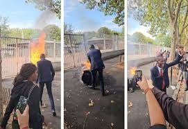 Une vidéo plus longue contredit la version de l'extrême droite sur Bally Bagayoko et la poubelle en feu