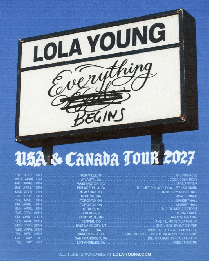 Lola Young annonce une tournée nord-américaine « Everything Begins » en 2027