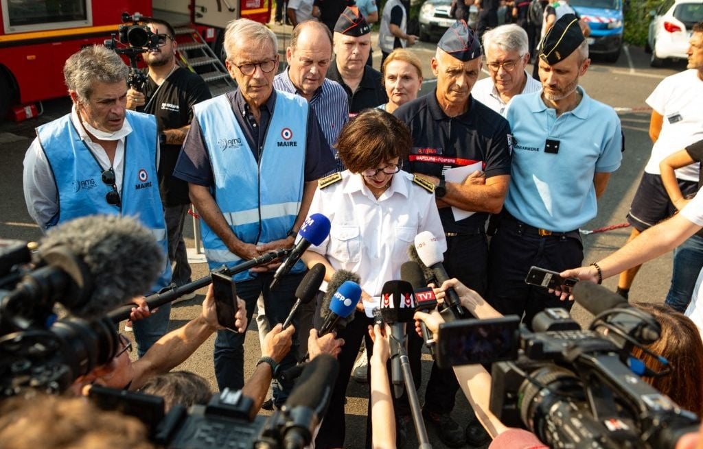 L'incendie en Gironde attire les médias du monde entier