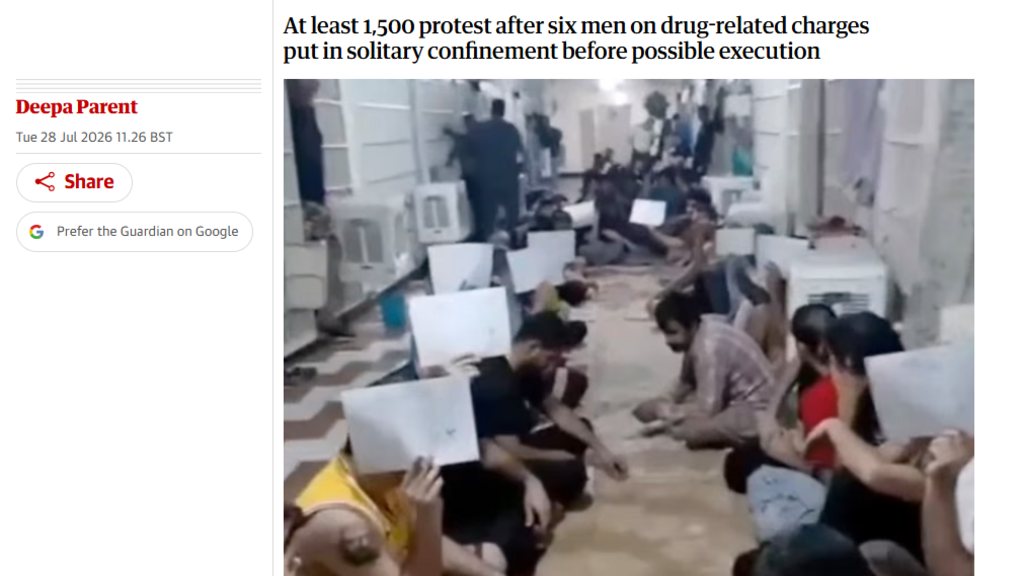 Deux hommes exécutés en Iran pour leur participation aux manifestations anti-régime
